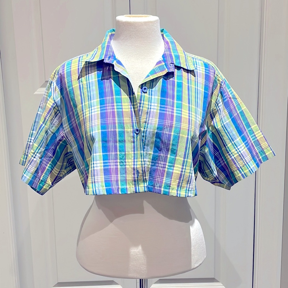 2/$20- Vintage Koret Plaid Shirt
